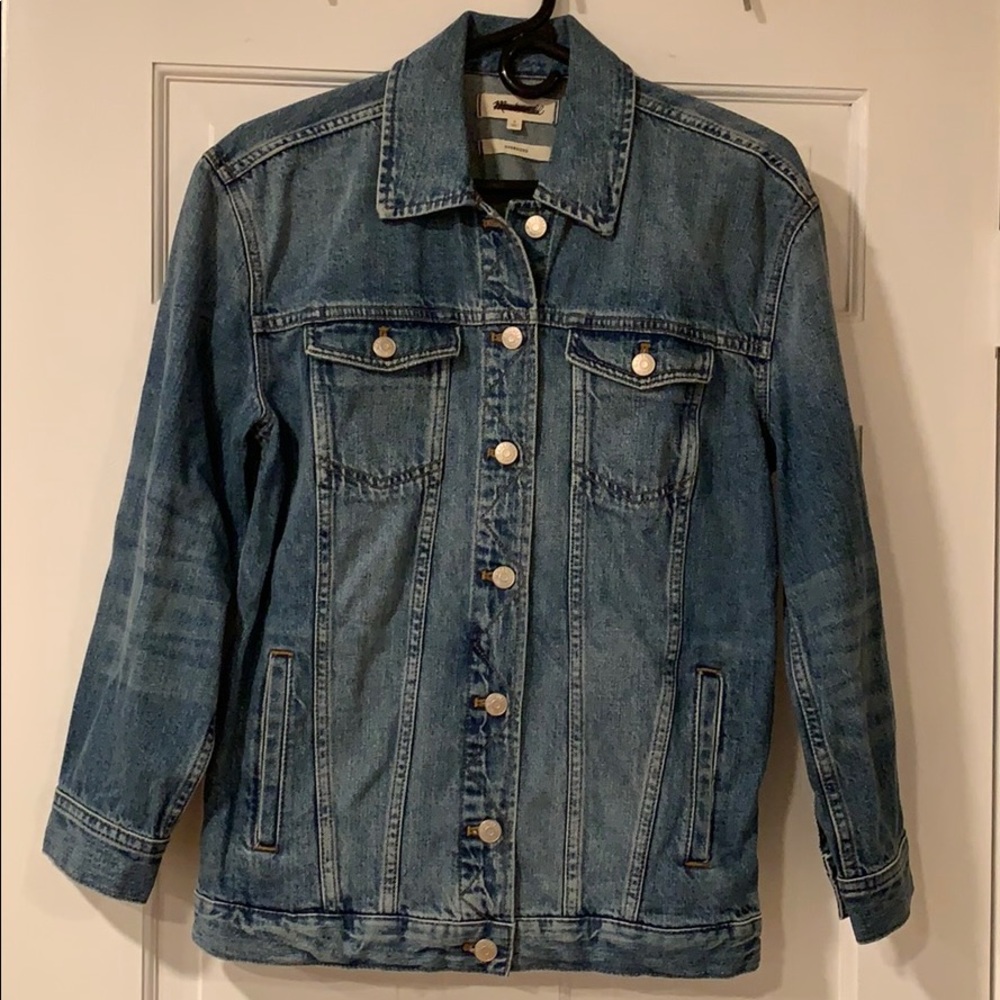 NWOT Madewell Oversized Denim Jacket